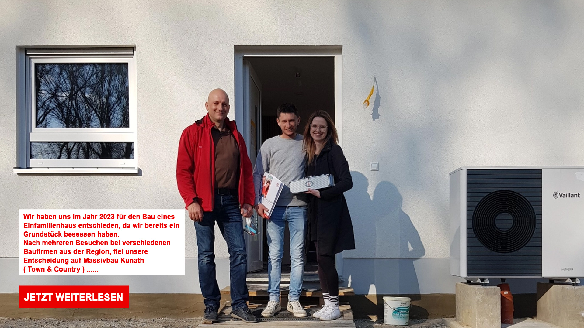 Bauherrenbericht Familie Huth / Bretsch Flair 110